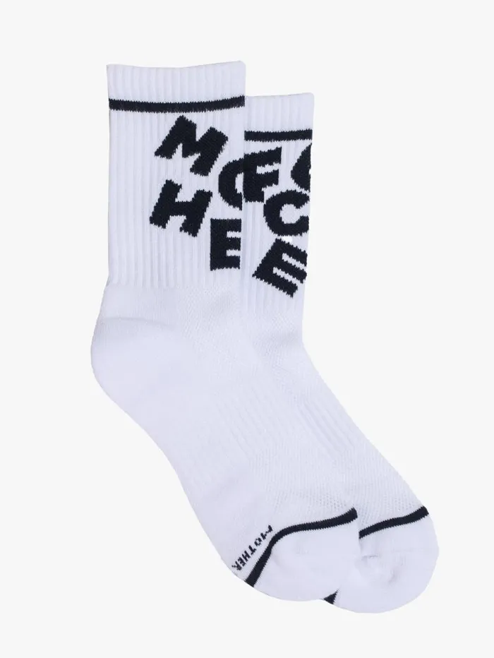 Women Socks Mother Denim Baby Steps White