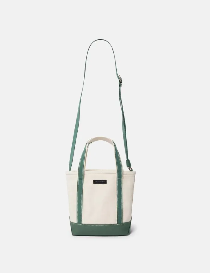 Women SOS Embroidered Small Tote Bag Ivorygreen Stella McCartney Tote Bags Women SOS Embroidered Small Tote Bag Ivorygreen Stella McCartney Tote Bags
