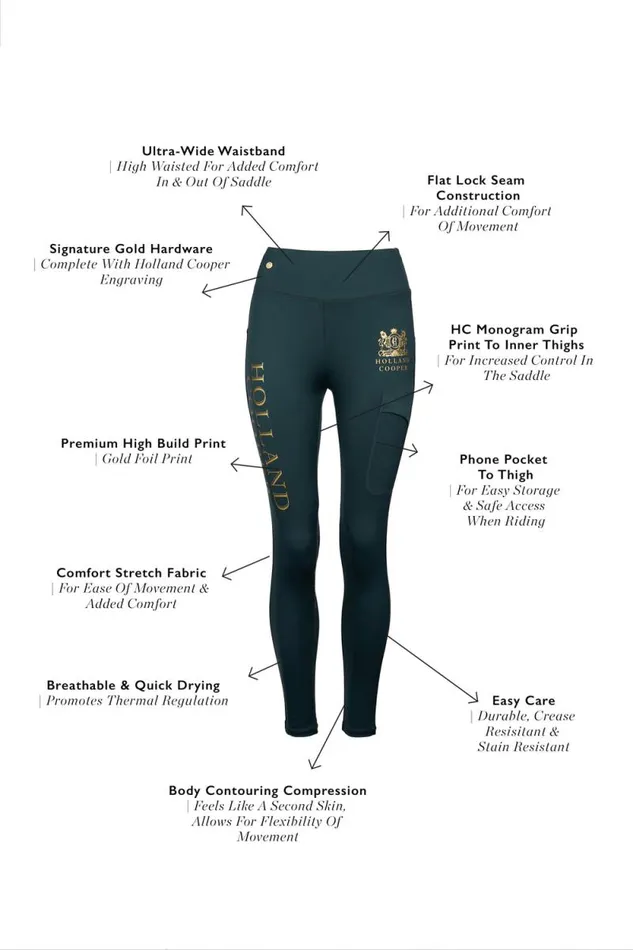 Women Sport Legging Petrol Holland Cooper Leggings Women Sport Legging Petrol Holland Cooper Leggings