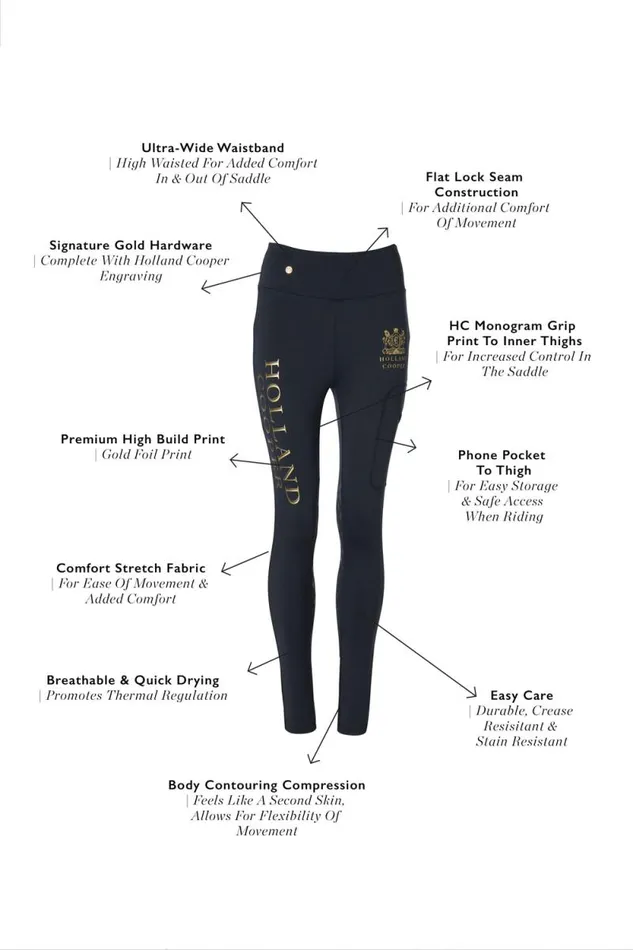 Women Sport Legging Slate Holland Cooper Leggings Women Sport Legging Slate Holland Cooper Leggings
