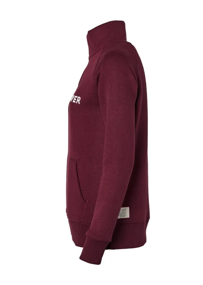 Women Sporting Heritage Zip Henley Merlot Holland Cooper Henley Women Sporting Heritage Zip Henley Merlot Holland Cooper Henley