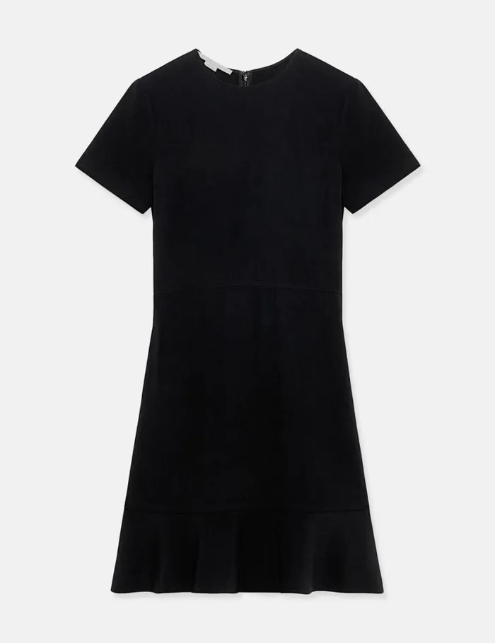 Women Stella Iconics Stretch Cady Dress Black Stella McCartney Dresses