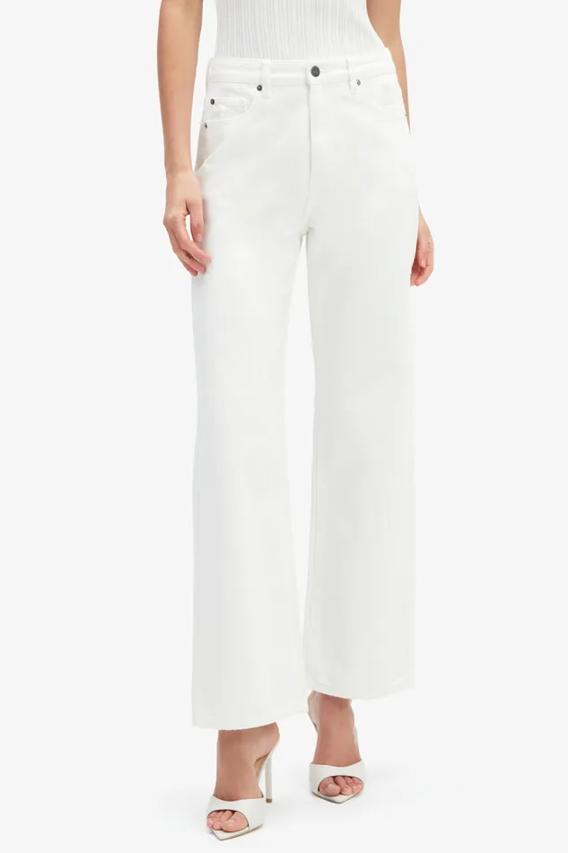 Women Straight Jean Bardot Pia Straight Jeans In Ivory Ivory Women Straight Jean Bardot Pia Straight Jeans In Ivory Ivory