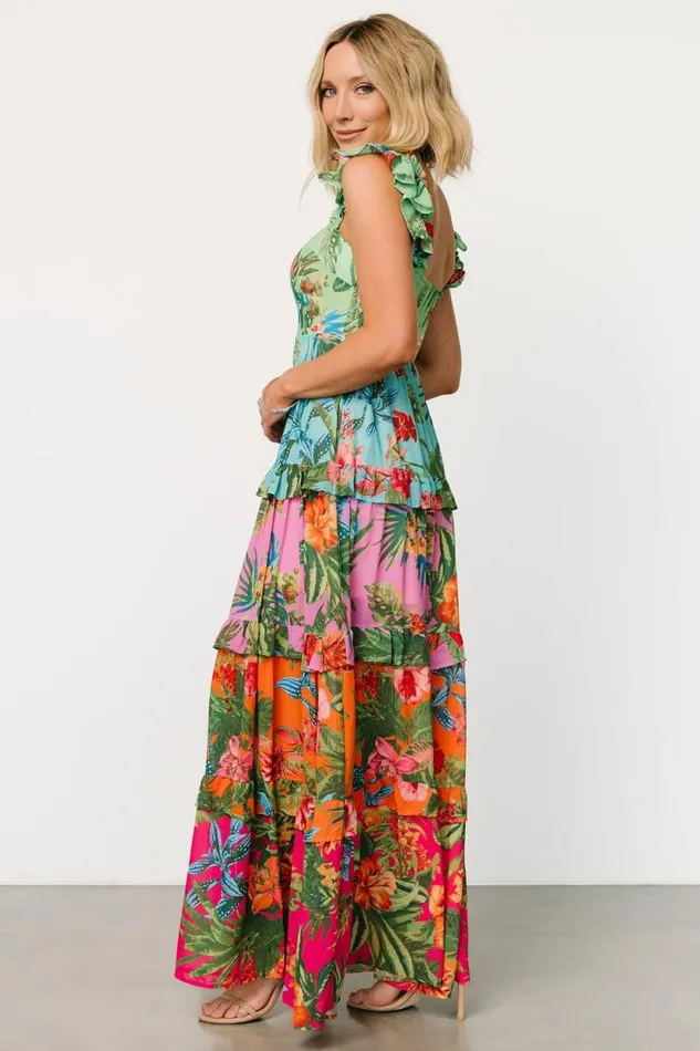 Women Sundara Tiered Maxi Dress Multi Baltic Born Maxi Dresses Women Sundara Tiered Maxi Dress Multi Baltic Born Maxi Dresses