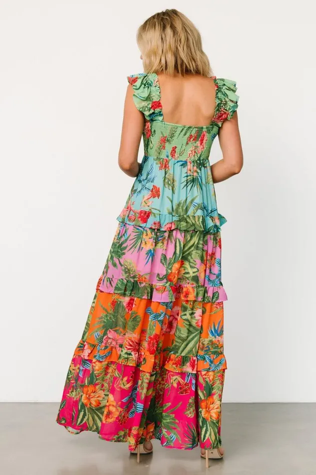 Women Sundara Tiered Maxi Dress Multi Baltic Born Maxi Dresses Women Sundara Tiered Maxi Dress Multi Baltic Born Maxi Dresses