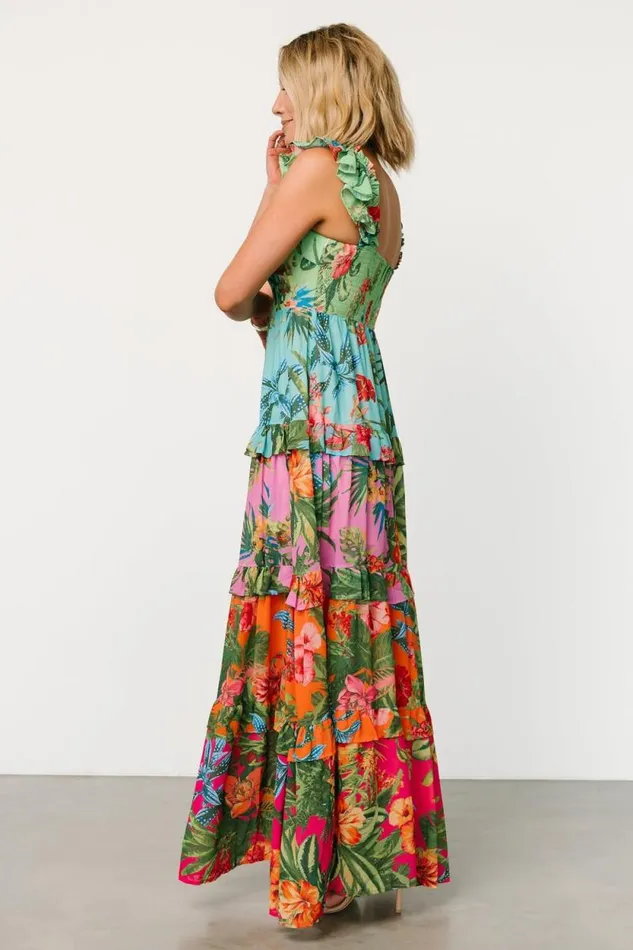 Women Sundara Tiered Maxi Dress Multi Baltic Born Maxi Dresses Women Sundara Tiered Maxi Dress Multi Baltic Born Maxi Dresses