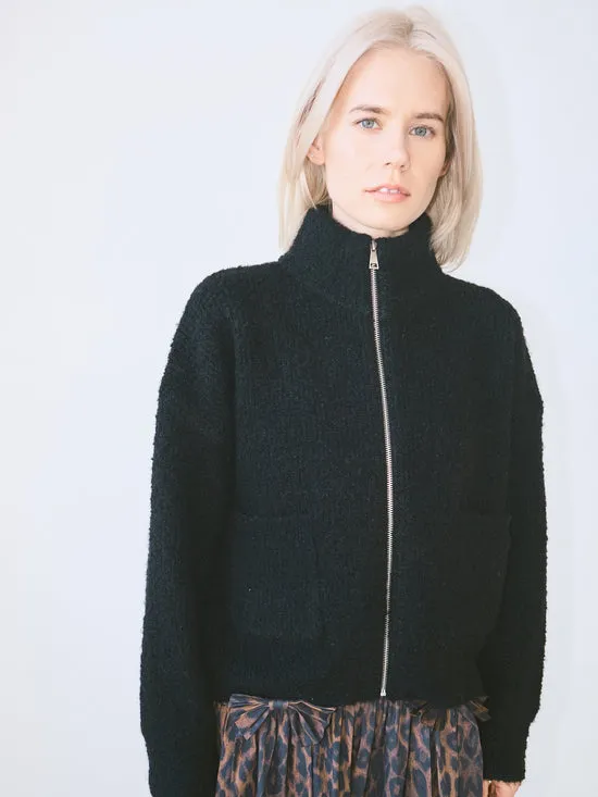 Women Sweaters Lisa Says Gah Louie Jacket Black Women Sweaters Lisa Says Gah Louie Jacket Black