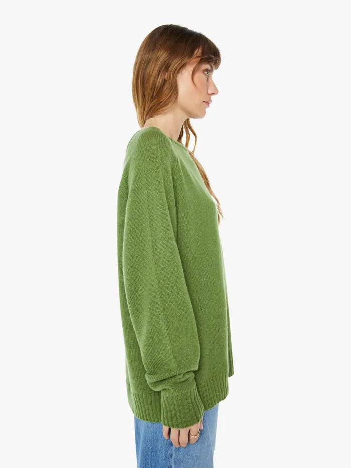 Women Sweaters Mother Denim Classic Crew Sweater Artichoke