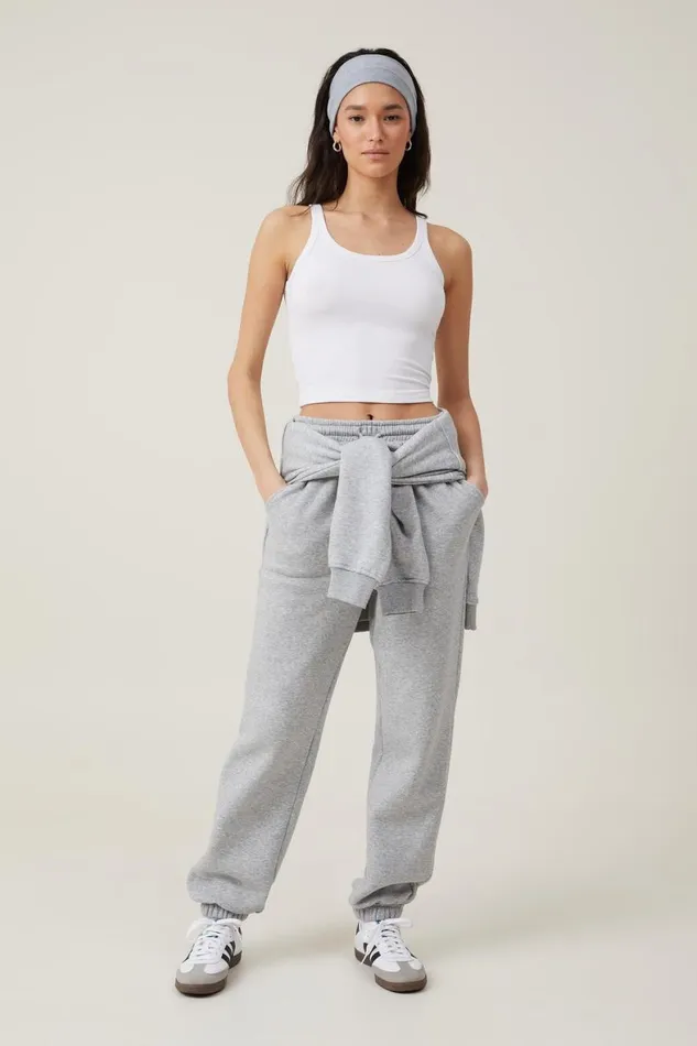 Women Sweats and Hoodies Cotton On Classic Sweatpant Grey Marle