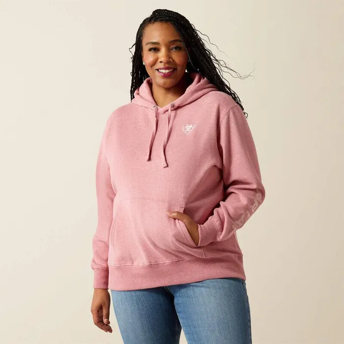 Women Sweatshirts and Hoodies Ariat Ariat Logo 20 Hoodie Rose Wine Women Sweatshirts and Hoodies Ariat Ariat Logo 20 Hoodie Rose Wine
