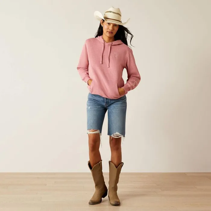 Women Sweatshirts and Hoodies Ariat Ariat Logo 20 Hoodie Rose Wine Women Sweatshirts and Hoodies Ariat Ariat Logo 20 Hoodie Rose Wine