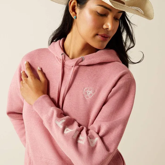 Women Sweatshirts and Hoodies Ariat Ariat Logo 20 Hoodie Rose Wine Women Sweatshirts and Hoodies Ariat Ariat Logo 20 Hoodie Rose Wine