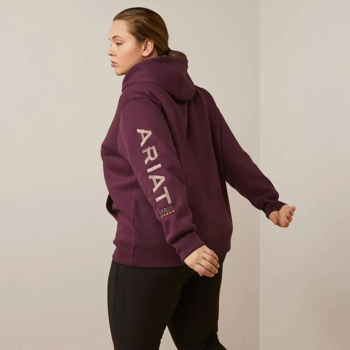 Women Sweatshirts and Hoodies Ariat Rebar Graphic Hoodie Potent Purpleand Peppercorn Women Sweatshirts and Hoodies Ariat Rebar Graphic Hoodie Potent Purpleand Peppercorn