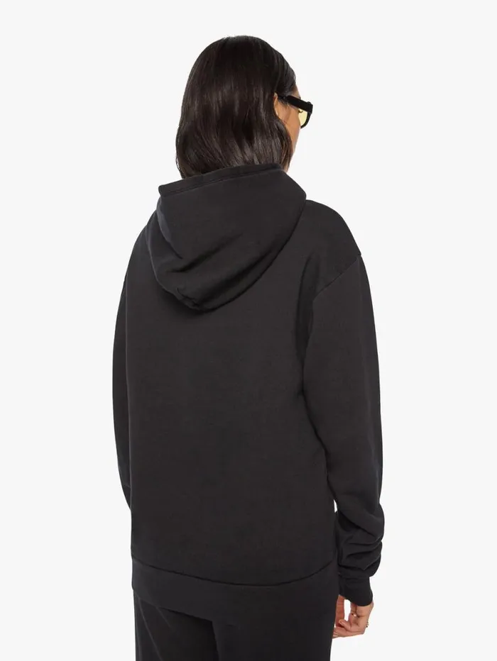 Women Sweatshirts Mother Denim Heart Hoodie Black