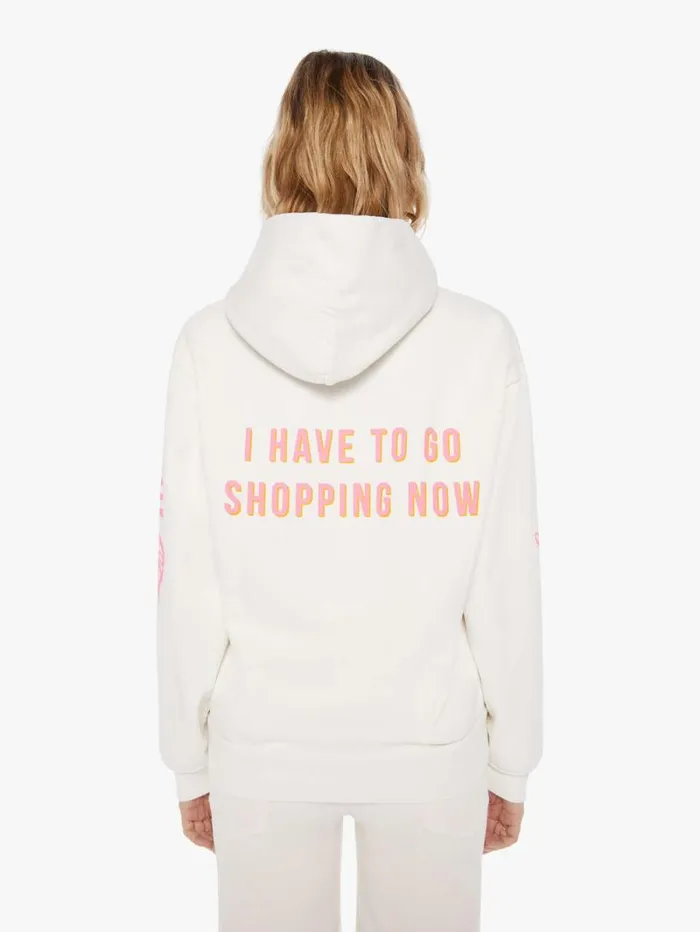 Women Sweatshirts Mother Denim Pretty Pullover Hoodie White