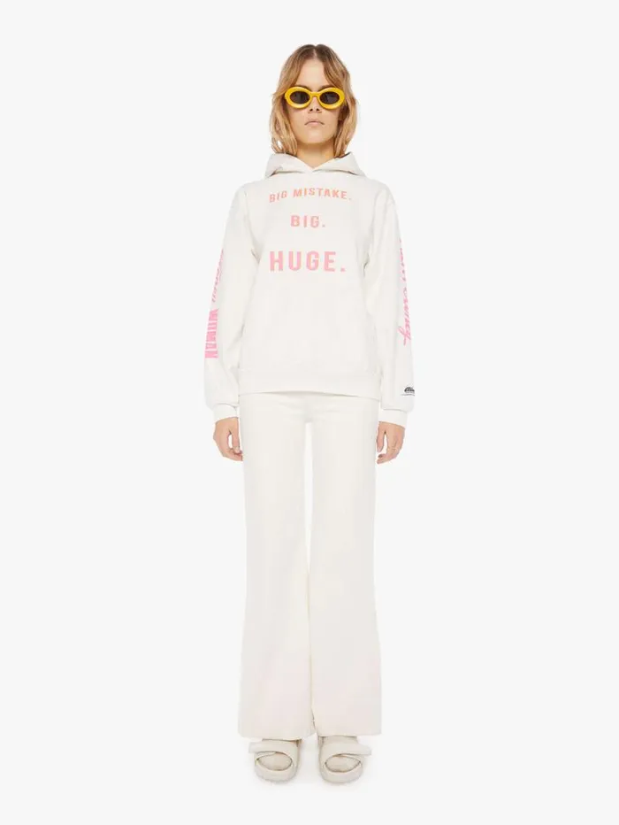 Women Sweatshirts Mother Denim Pretty Pullover Hoodie White