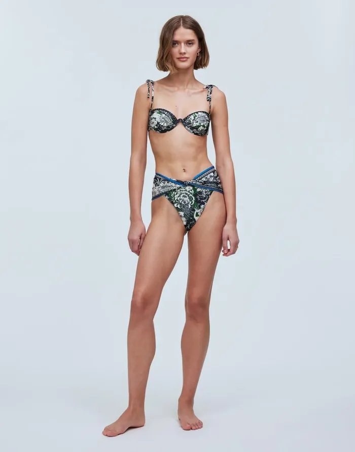 Women Swim Madewell Agua Bendita Lily Bikini Bottom Multi