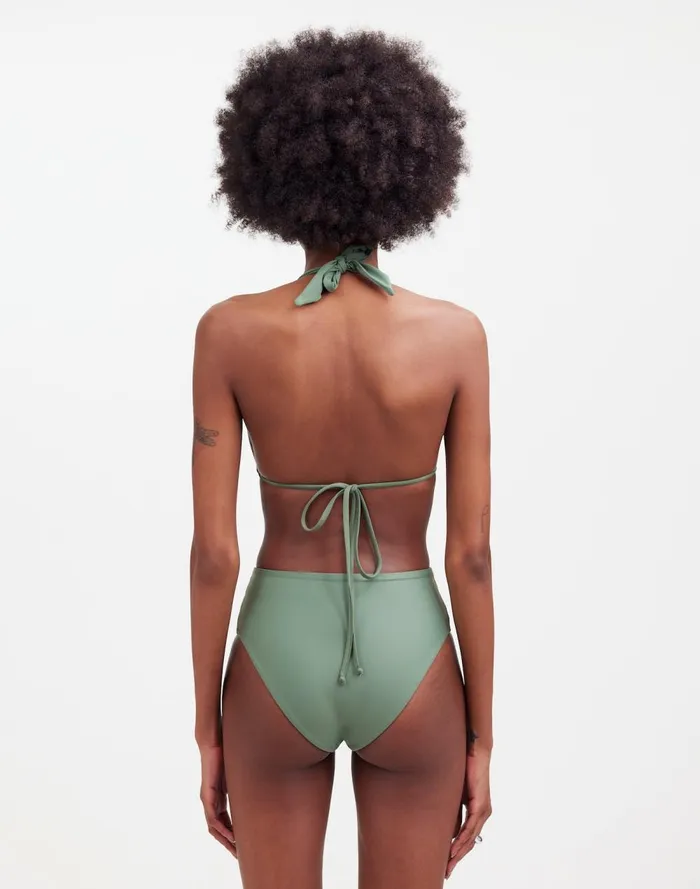 Women Swim Madewell Lexaswim Koloa Convertible Top Agave