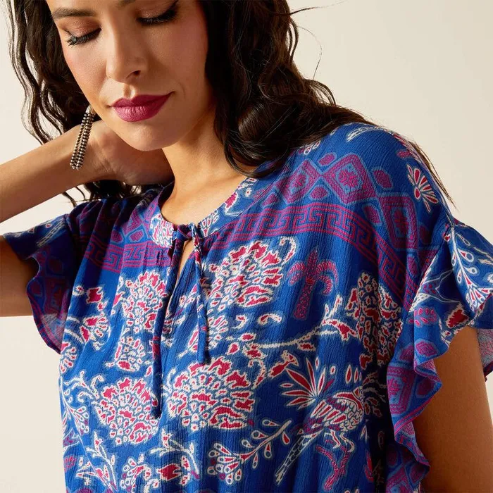 Women TShirts and Tops Ariat Cortez Top Candelia Print Women TShirts and Tops Ariat Cortez Top Candelia Print