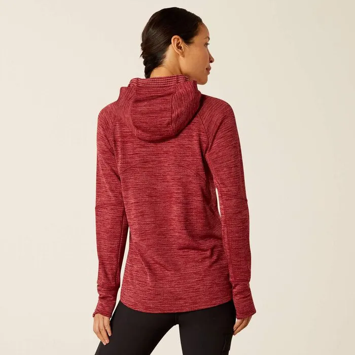 Women TShirts and Tops Ariat Rebar Gridwork Hoodie Tibetan Red Women TShirts and Tops Ariat Rebar Gridwork Hoodie Tibetan Red