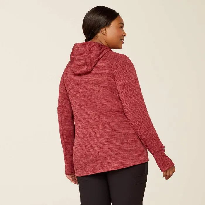 Women TShirts and Tops Ariat Rebar Gridwork Hoodie Tibetan Red Women TShirts and Tops Ariat Rebar Gridwork Hoodie Tibetan Red