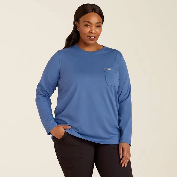 Women TShirts and Tops Ariat Rebar Workman Reflective Flag TShirt True Navy Women TShirts and Tops Ariat Rebar Workman Reflective Flag TShirt True Navy