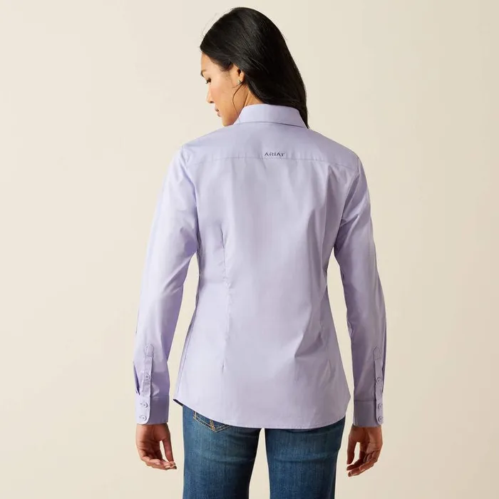 Women TShirts and Tops Ariat Team Kirby Stretch Shirt Sweet Lavender Women TShirts and Tops Ariat Team Kirby Stretch Shirt Sweet Lavender
