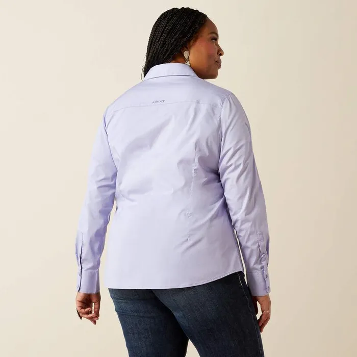 Women TShirts and Tops Ariat Team Kirby Stretch Shirt Sweet Lavender Women TShirts and Tops Ariat Team Kirby Stretch Shirt Sweet Lavender