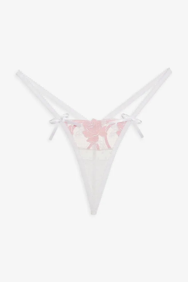 Women Tawny Thong Panty Pink For Love and Lemons Lingerie Women Tawny Thong Panty Pink For Love and Lemons Lingerie