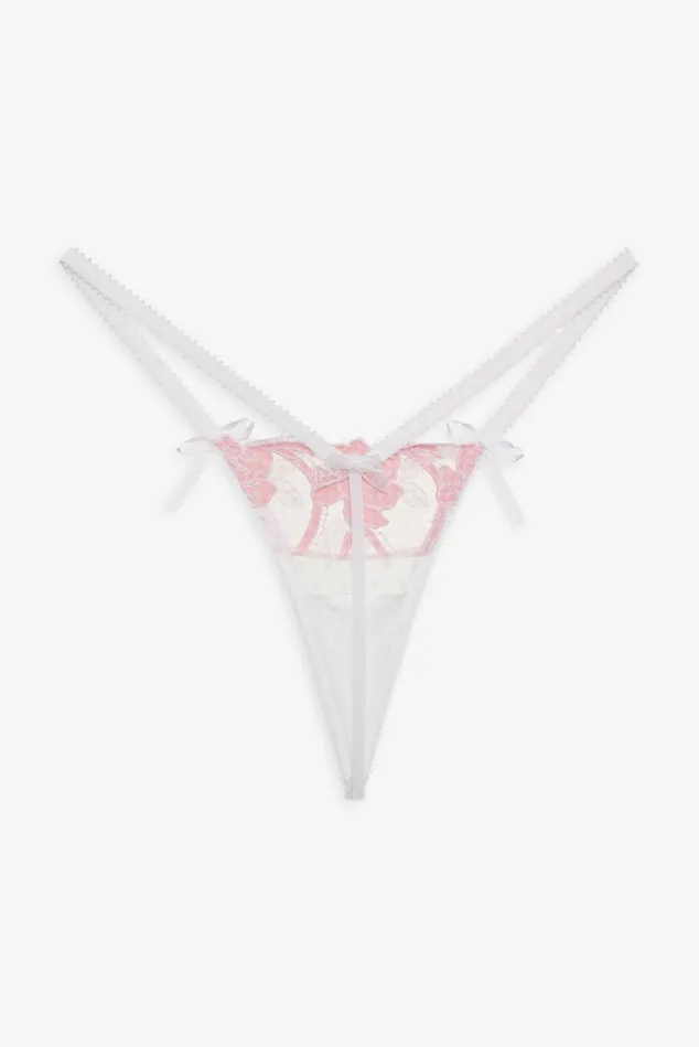 Women Tawny Thong Panty Pink For Love and Lemons Lingerie Women Tawny Thong Panty Pink For Love and Lemons Lingerie