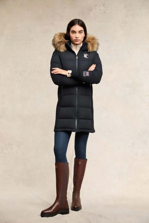 Women Team Padded Coat Ink Navy Holland Cooper Coats