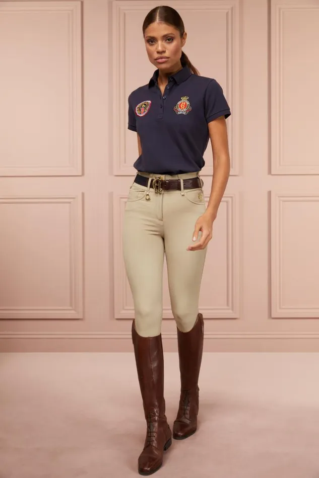 Women Team Polo Shirt Ink Navy Holland Cooper Polo Shirts Women Team Polo Shirt Ink Navy Holland Cooper Polo Shirts