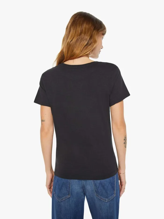 Women Tees Tanks Mother Denim Capricorn Zodiac Tee Black