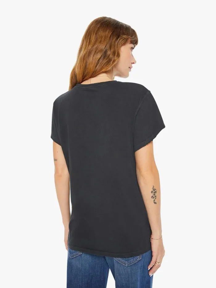 Women Tees Tanks Mother Denim John Cougar Mellencamp Tee Black charcoal