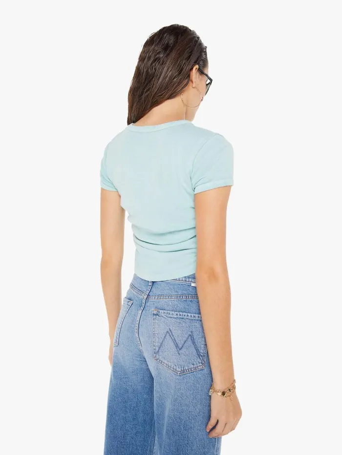 Women Tees Tanks Mother Denim The It039s A Cinch Blue lightpastel