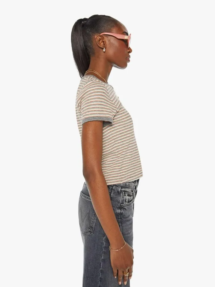 Women Tees Tanks Mother Denim The Itty Bitty Ringer Red
