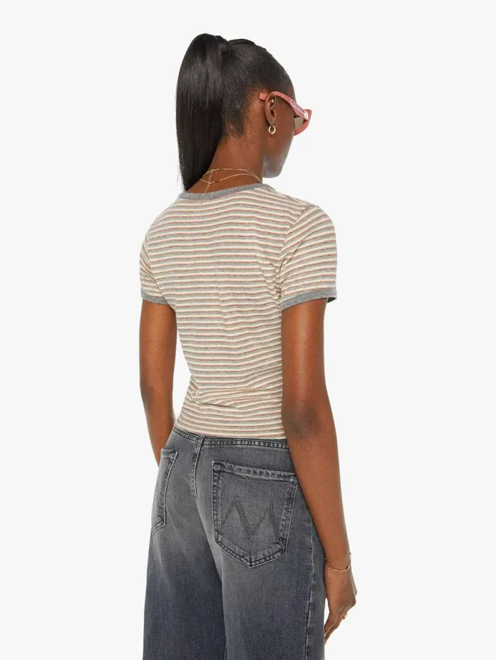 Women Tees Tanks Mother Denim The Itty Bitty Ringer Red
