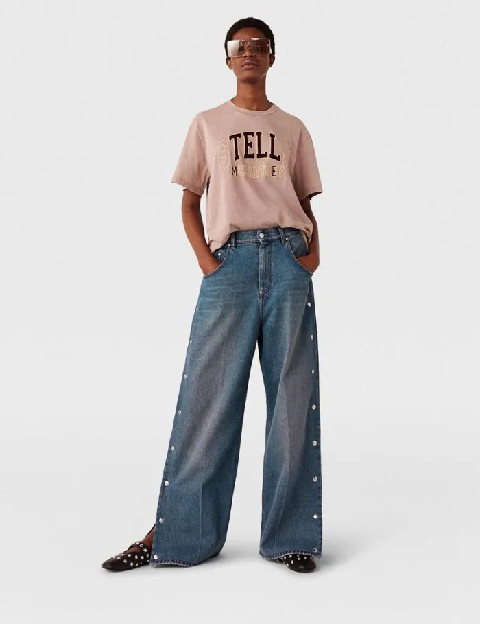 Women Tell Stella Boxy TShirt Taupe Brown Stella McCartney Sweatshirts And TShirts Women Tell Stella Boxy TShirt Taupe Brown Stella McCartney Sweatshirts And TShirts
