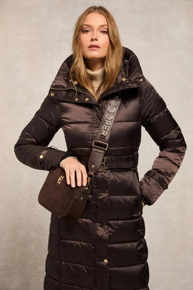 Women The Arosa Longline Coat Chocolate Holland Cooper Coats Women The Arosa Longline Coat Chocolate Holland Cooper Coats