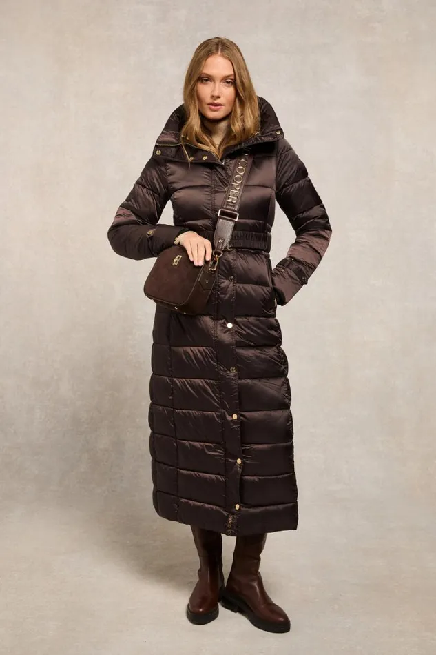 Women The Arosa Longline Coat Chocolate Holland Cooper Coats Women The Arosa Longline Coat Chocolate Holland Cooper Coats