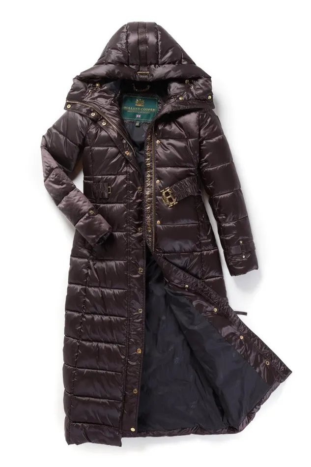 Women The Arosa Longline Coat Chocolate Holland Cooper Coats Women The Arosa Longline Coat Chocolate Holland Cooper Coats