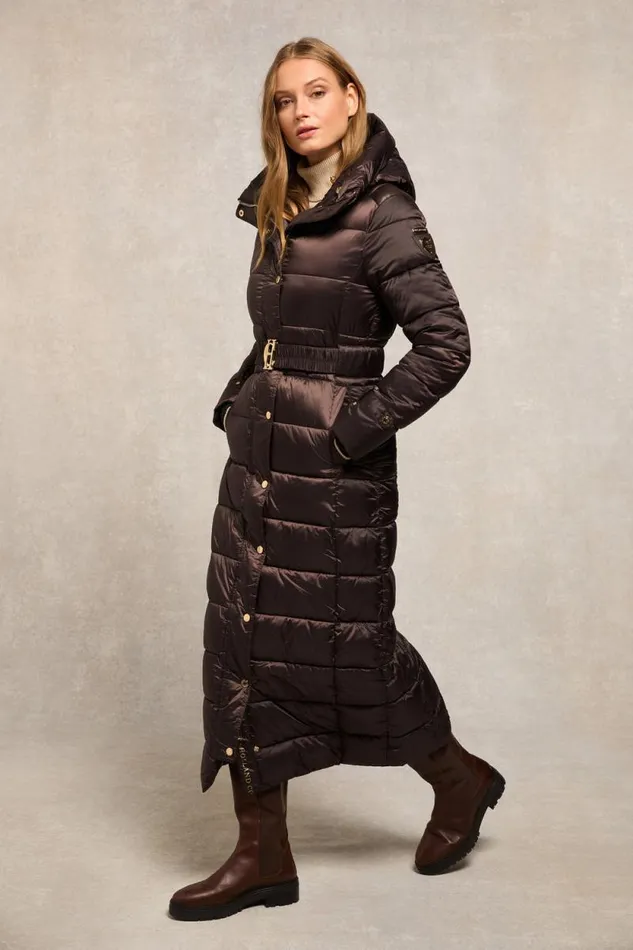 Women The Arosa Longline Coat Chocolate Holland Cooper Coats Women The Arosa Longline Coat Chocolate Holland Cooper Coats