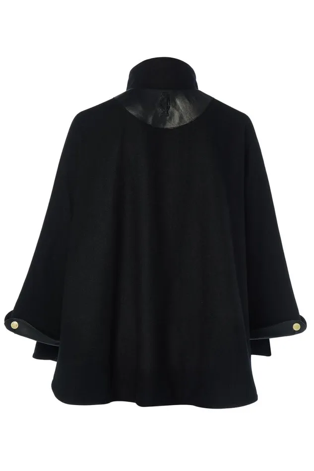 Women The Classic Cape Black Holland Cooper Tailoring