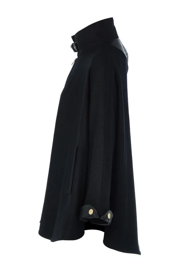 Women The Classic Cape Black Holland Cooper Tailoring