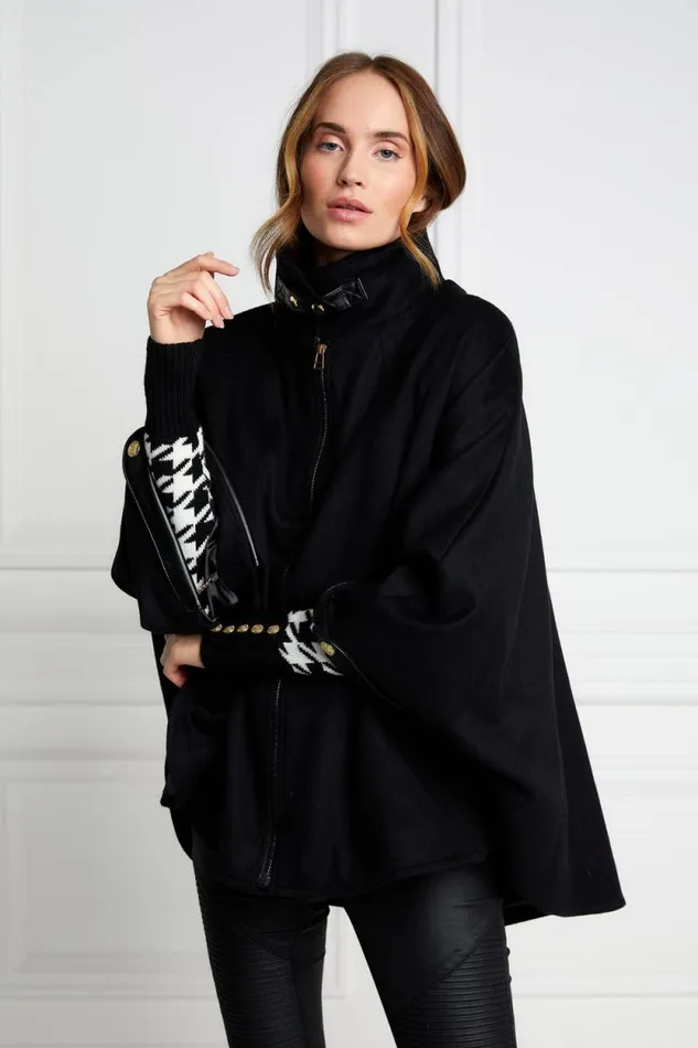 Women The Classic Cape Black Holland Cooper Tailoring