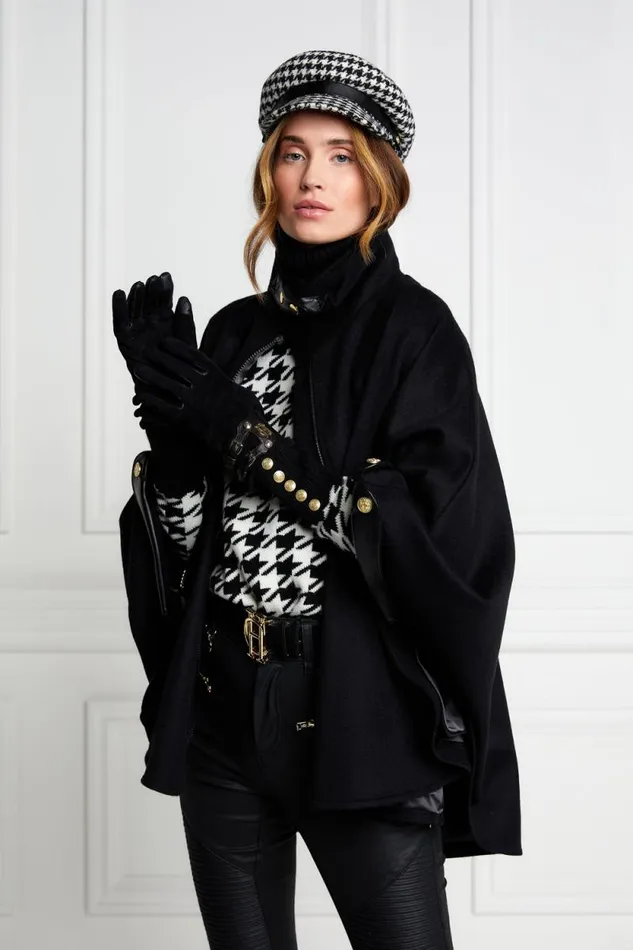 Women The Classic Cape Black Holland Cooper Tailoring