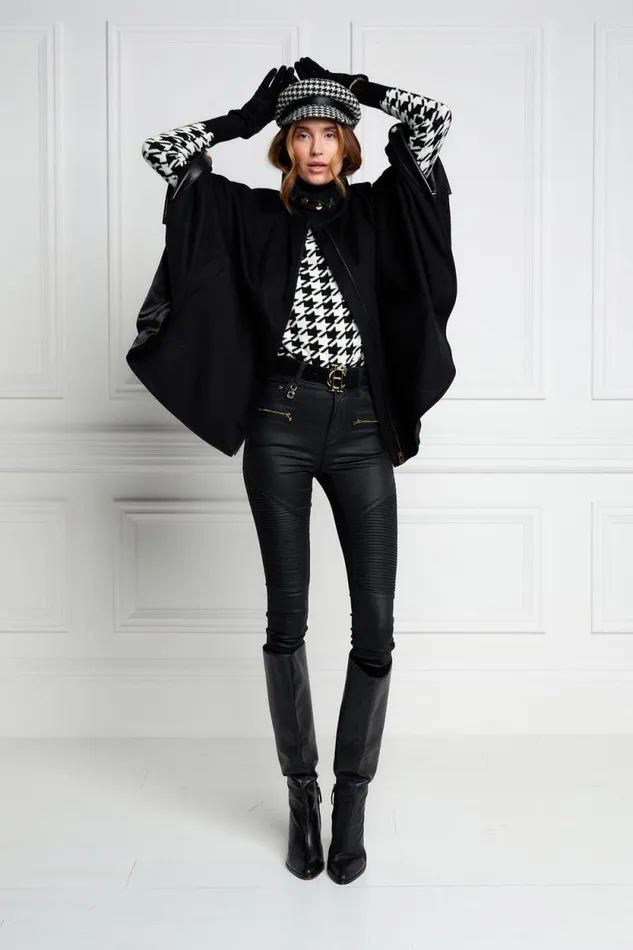 Women The Classic Cape Black Holland Cooper Tailoring