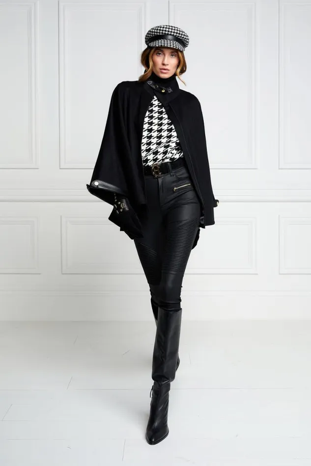 Women The Classic Cape Black Holland Cooper Tailoring