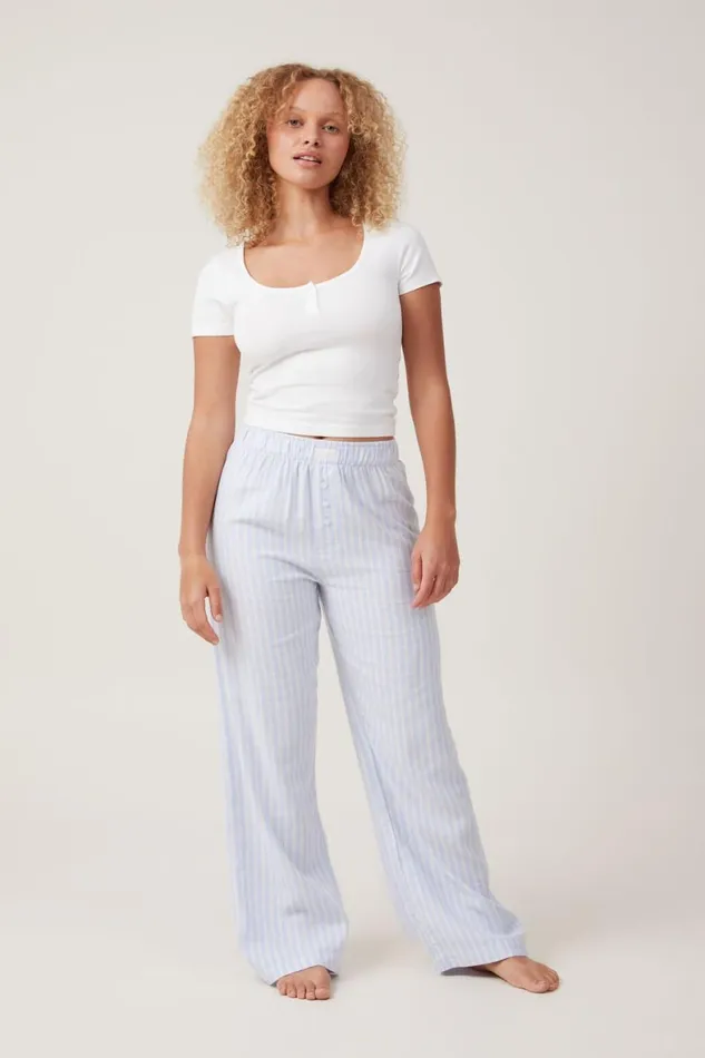 Women Tops Cotton On Peached Jersey Henley T 8211 Shirt Coconut Milk