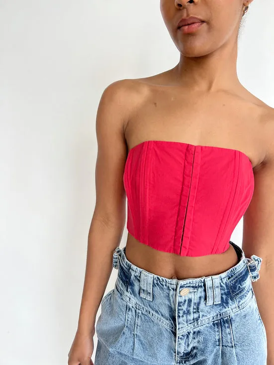 Women Tops Lisa Says Gah Arke Bustier Red